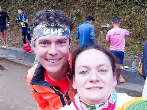 Scott Jurek und Claudia Hanisch